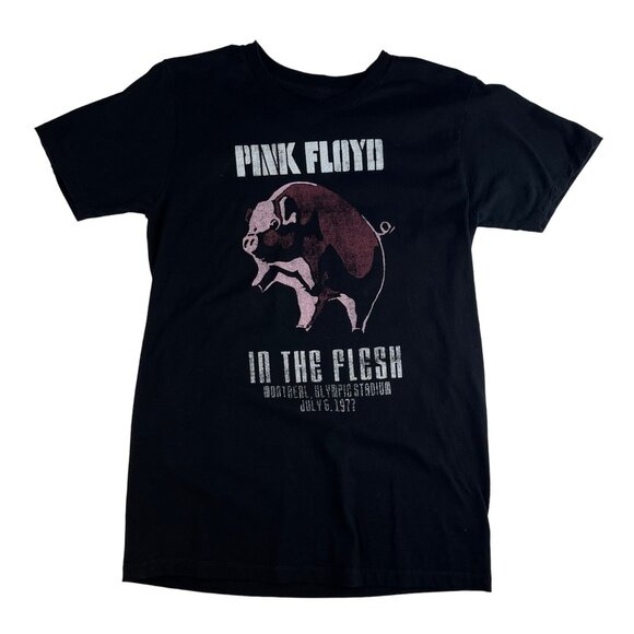 Pink Floyd In The Flesh 1977 Concert Replica Band Tee Tshirt Black Size Small - Picture 2 of 7